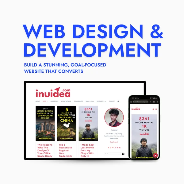 website design - Inu Etc